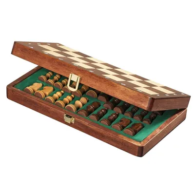 Produktbild von Philos Schachspiel Reise de luxe Holz Schachset Feld 30 mm Königshöhe 48 mm