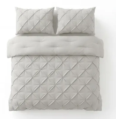 Obrázek produktu pro Sleeptime, přikrývka "Lazy", pintuckový design, barva: světle béžová, rozměry: 200 x 200 cm