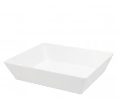 Produktbild von H&H GN-Behälter 1/2, aus weißem Melamin, Maße: 32,5 x 26,5 x 7,5 cm