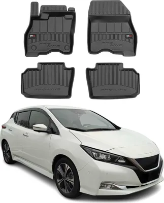 Produktbild von OMAC Gummi Fußmatten für Nissan Leaf 2017-2024 Premium TPE Automatten Schwarz 4x