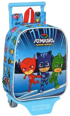 Produktbild von Safta Pjmasks Mini 232 Rucksack Mit Rollen Blau  Blau One Size