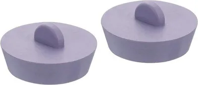 Produktbild von Universale Gummistöpsel für Badewanne und Waschbecken - Wasserdichte Abdichtung, 2er Set
