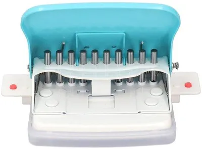 Produktbild von Famanu Bindmaschine Tragbar 10-Loch für A4 A5 A6 A7 Spiraalbindungen