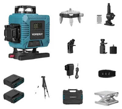 Produktbild von Laser-Niveau, 16 Linien, APP-Fernbedienung, 2xBatterie Set