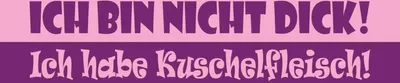 Produktbild von vianmo Holzschild 10x27 cm Ich habe Kuschelfleisch Dekoration