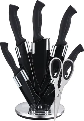 Produktbild von 7-teiliges Profi Messer-Set drehbar Messerset sehr hochwertiges Schälmesser Küchenmesser Set Kochmesser Motiv 4