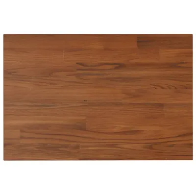 Immagine prodotto di Piano Bagno Marrone Scuro 60x40x1,5cm Legno Massello Trattato