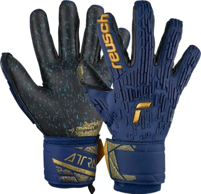 Produktbild von Reusch Torwarthandschuhe Attrakt Freegel Fusion Goaliator mit Evolution Negative Cut 4411 blue/gold/black 9.5