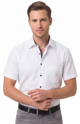 Produktbild von Hemd Eterna Comfort Fit weiß bügelfrei