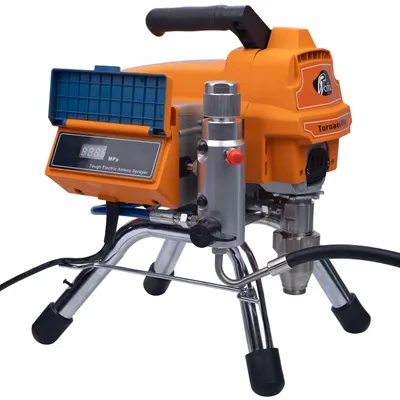 Produktbild von Rosfix Tornado RT4 UltraSpray Farbspritzgerät – 3000W, 3,2l/min, 220bar | Pistolenset, 10m Schlauch, 6l Tank | Für Innenräume & Renovierung