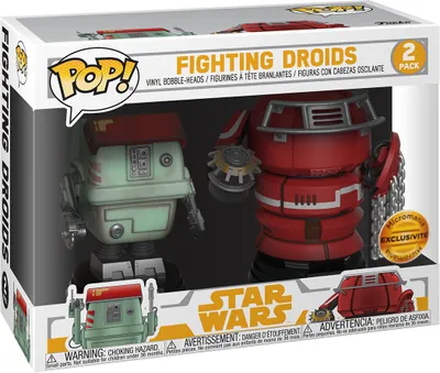 Produktbild von Fighting Droids - Star Wars Exclusivite Exclusive - Funko Pop! - Vinyl Figur