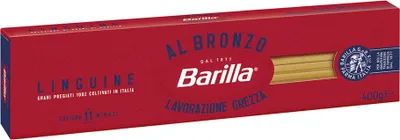 Produktbild von 24x Pasta Barilla - BRONZO - Linguine - 400g - Aus Bronze gezogene Italienische Nudeln