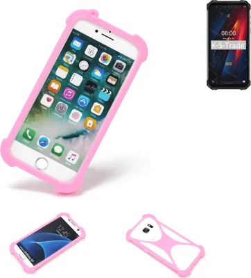 Produktbild von K-S-Trade Handy Hülle kompatibel mit Ulefone Armor 8 5G Schutz Hülle Bumper Silikon Schutz Hülle Cover Case Silikoncase Silikonbumper TPU Softcase