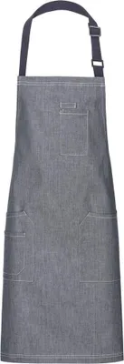 Produktbild von Latzschürze modern, Fb. navy, B 70 x L 81cm : 100% Baumwolle 170 g/m² : navy