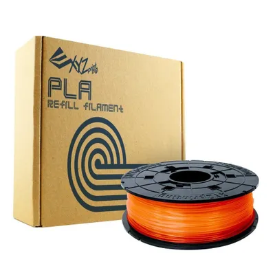 Obrázek produktu pro XYZprinting RFPLBXEU07E 3D tiskový materiál Kyselina polymléčná (PLA) oranžová, transparentní 600 g