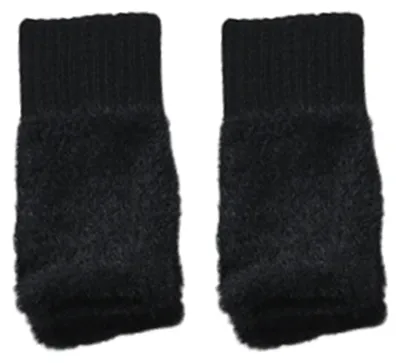 Produktbild von Halbfingerhandschuhe Damen Lange fingerlose Handschuhe Fleecegefütterte Touchscreen-Handschuhe Strickhandschuhe Thermische weiche dehnbare Handgelenkwärmer für Winterarbeit Tippen