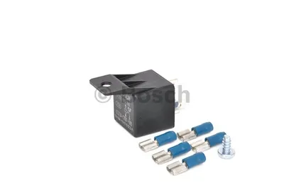 Produktbild von Bosch Relais mit 12V Nennspannung und 30A Nennstrom, Funktion Arbeitskontakt