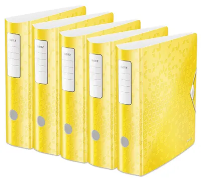 Image de Classeur mobile Leitz 180° ACTIVE WOW A4, 8,2 cm, jaune