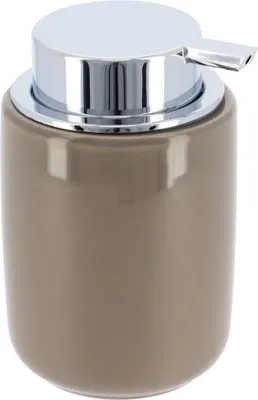Produktbild von Tendance Seifenspender 235 ml taupe 8,3 cm x 8,3 cm x 13,1 cm Dolomit Kunststoff
