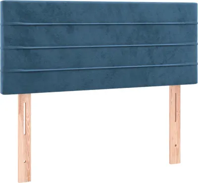 Obrázek produktu pro vidaXL Čelo postele Dark Blue 100x5x78/88 cm Velvet