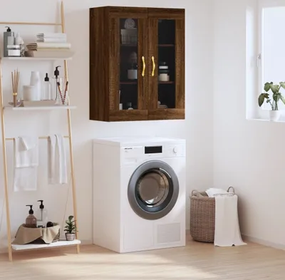 Produktbild von [Home] Wandschrank Braun Eichen-Optik 69,5x34x90 cm , Neue Mode 2024 im häuslichen Leben