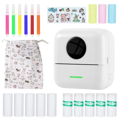 Productafbeelding van Draagbare mini-fotoprinter, thermische printer met accessoires