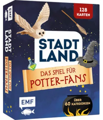 Produktbild von Kartenspiel: Stadt, Land, ... Das inoffizielle Spiel für Harry Potter-Fans mit 128 Karten
