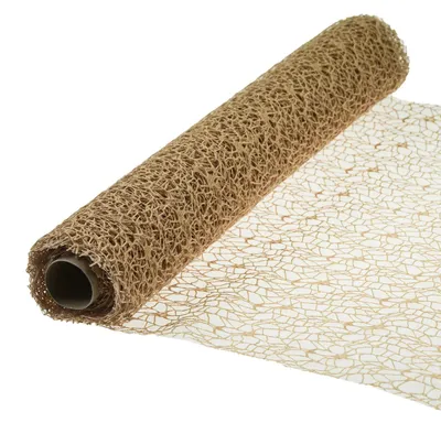 Tischband in Netzoptik 4,5x0,5m beige