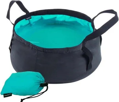 Image de Lavabo de voyage - Bac de lavage jetable (bleu clair)