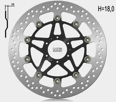 Produktbild von Ng Vordere Bremsscheibe Für Honda Cbr 1100 Xx '99-'04, X-11 '00-'03, Cb 1300 '01-'02 (310X62X5) Aluminium Mittig Schwimmend