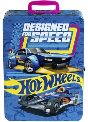 Zdjęcie produktu dla Walizka z kolekcji Hot Wheels Theo Klein na 50 samochodów, do przechowywania samochodów, walizka na zabawki, dla dzieci, 2881