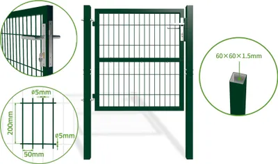 Produktbild von Gittertor 1m Grün RAZO H.100cm