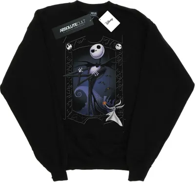 Produktbild von Disney - "Nightmare Before Christmas" Sweatshirt für Herren BI42527 (M) (Schwarz)