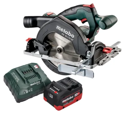 Produktbild von Metabo KS 18 LTX 57 Akku Handkreissäge 18 V 165 mm + 1x LiHD Akku 5,5 Ah + Ladegerät
