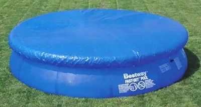 Produktbild von Bestway 58032 Abdeckhaube Fast Set Pools 244 cm bl