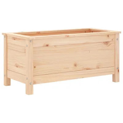 Immagine prodotto di ViadXL Vaso da fiori 82,5x40x39 cm in legno massello di pino