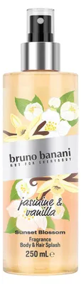 Obrázek produktu pro Bruno Banani Sunset Blossom Jasmine & Vanilla Mgiełka do ciała i włosów, 250 ml