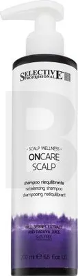 Produktbild von Selective Professional OnCare Scalp Rebalancing Shampoo Stärkungsshampoo für schnell fettendes Haar 200 ml