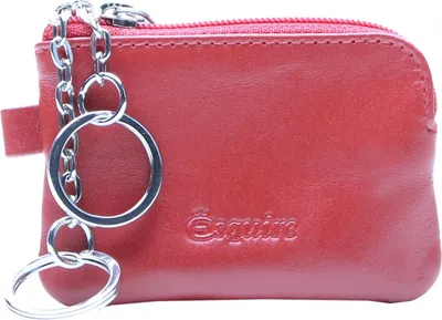 Produktbild von Esquire Schlüsselmäppchen New Silk Key Case Red dunkelrot