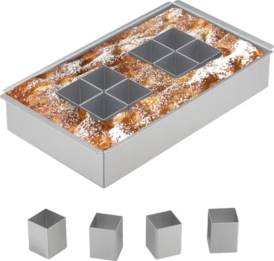 Backform Zahlen & Buchstaben, Aluminium, 31,5x18 cm, verstellbar