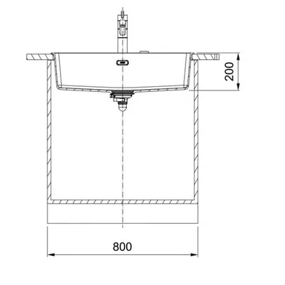 Produktbild von Franke Einbaubecken Maris MRG 210-72 Fragranit flächenbündig einbaubar, Black Matt, Druckknopfventil