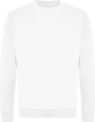 Produktbild von Just Hoods JH230 | Herren Sweat, Organic Sweat, Baumwolle - Farbe: Arctic White - Größe: XS