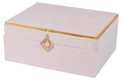Image de Boite a bijoux boudoir rose