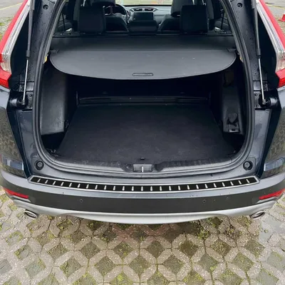Zdjęcie produktu dla Zderzak ochronny do Honda CR-V 2012-2016 z folią z włókna węglowego ze stali nierdzewnej