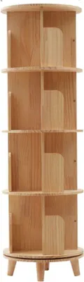 Obrázek produktu pro Regál na dětské knihy – 127 x 44 x 44 cm – čtyřpatrový – dřevo – dětský pokoj