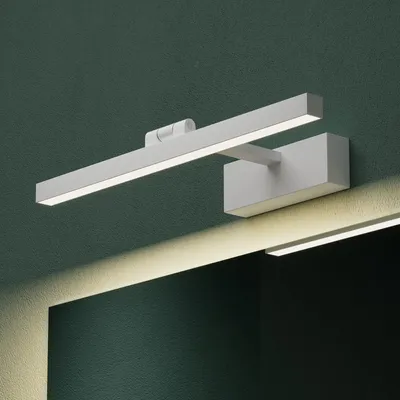Produktbild von Mai & Mai Spiegelleuchte 40cm LED Badlampe | Spiegellampe, 4000K Badezimmer Lampe | 180° Drehbar Sandweiß 9W Strahlenschön
