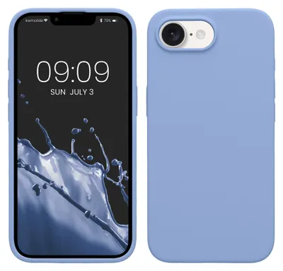 Produktbild von kwmobile Handyhülle für Apple iPhone 17e / iPhone 16e Hülle - Case Silikon - Kabelloses Laden - Schutzhülle Cover in Lavendelblau