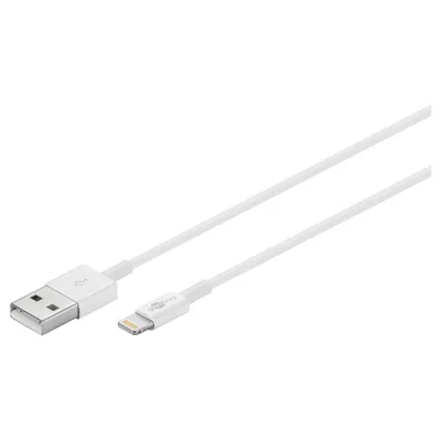 Obrázek produktu pro Goobay | Męski | 4-pinowy USB Typ A | Męski | Biały | Apple Lightning | 1 m