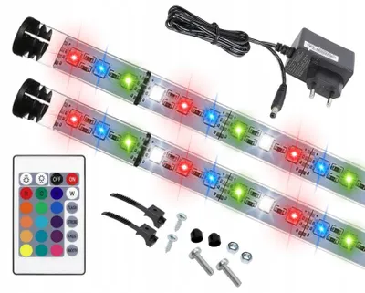 Produktbild von AQUALED RGB LED-Aquarienleuchte 2x80cm Wasserdicht Fernbedienung