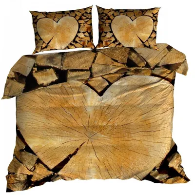 Produktbild von 3D Baumwollsatin Bettwäsche 140x200cm